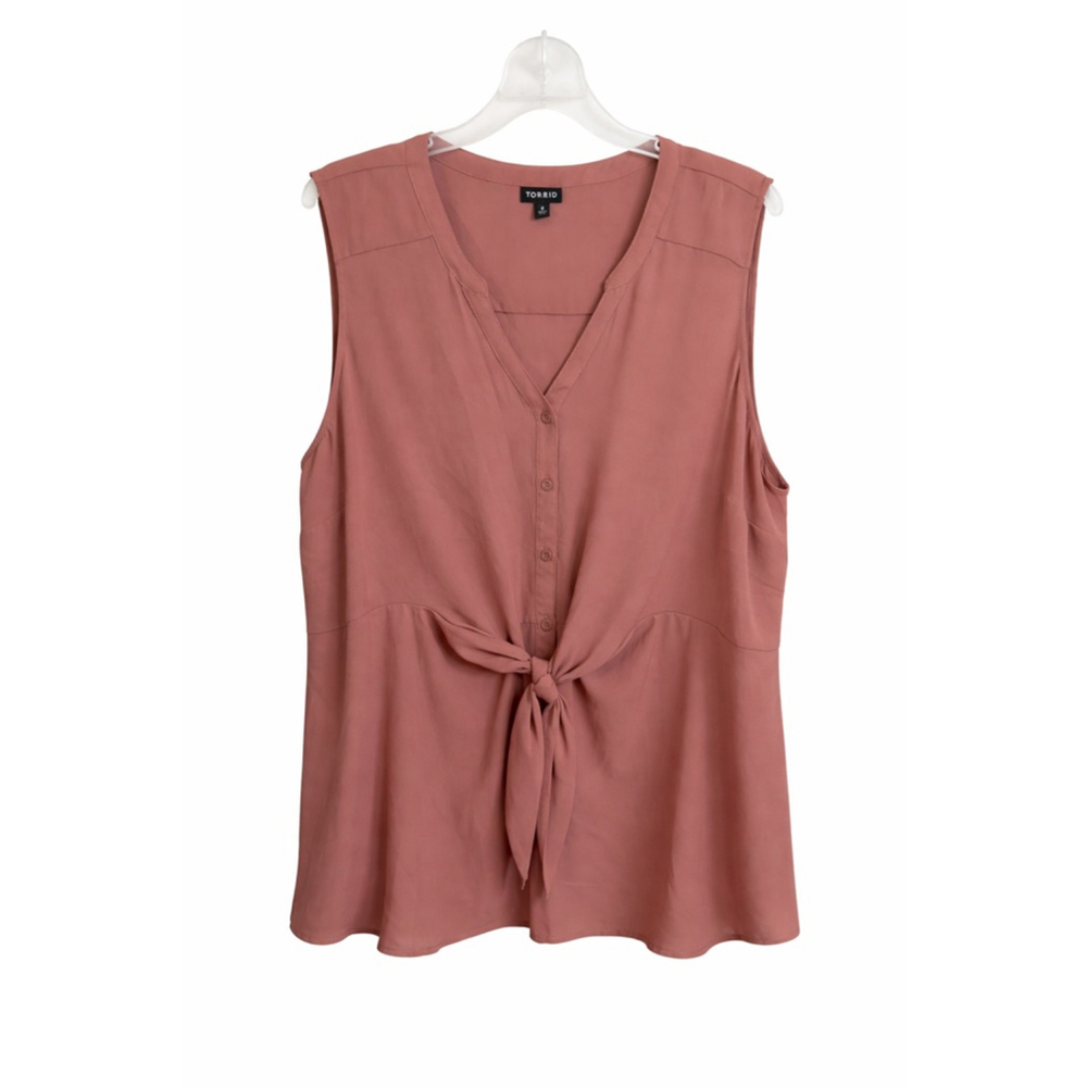 Torrid Sleeveless Button-Front Blouse – Size 4 (4X